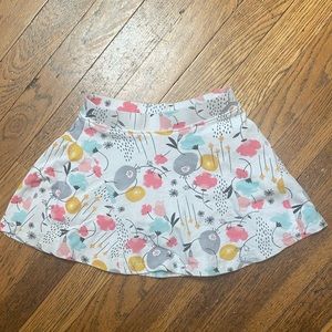Girls pink white and yellow skort Size 5